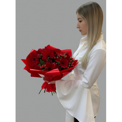 Букет "Пламенные чувства"